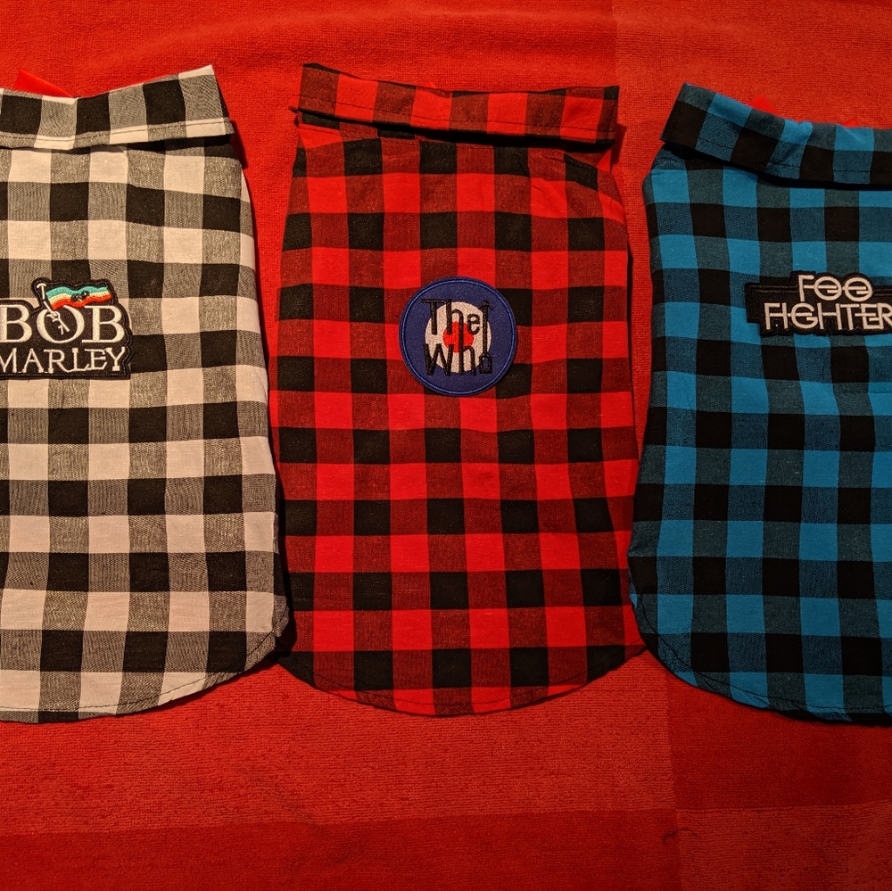 Rock band pet clothes